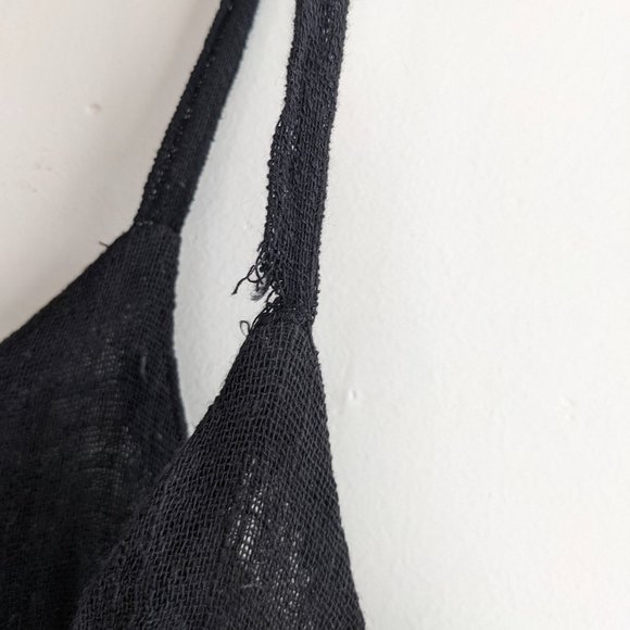 ByCORPUS | Black Gauze Drop-Waist Tank Dress Size XS - Picture 7 of 7